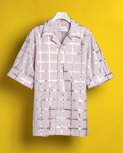 画像をギャラリービューアに読み込む, sunlight plaid open collar shirt