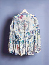 画像をギャラリービューアに読み込む, Cosmographia Printed Drawstring Blouse