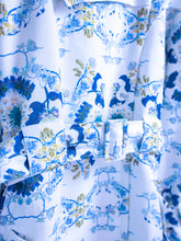 画像をギャラリービューアに読み込む, Floral chinoiserie Trench coat