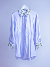 画像をギャラリービューアに読み込む, Geometnic collar Blouse