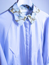 画像をギャラリービューアに読み込む, Geometnic collar Blouse