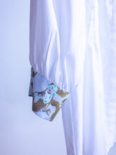 画像をギャラリービューアに読み込む, Geometnic collar Blouse