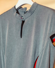 画像をギャラリービューアに読み込む, Bicolour front pocket slit dress