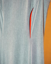 画像をギャラリービューアに読み込む, Bicolour front pocket slit dress