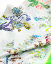 画像をギャラリービューアに読み込む, Verdant Garden of Eden squared scarf-Green