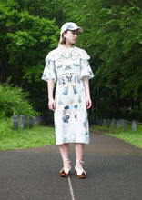 画像をギャラリービューアに読み込む, KeikoNishiyama_SS22_VerdantSeaofCloudDress