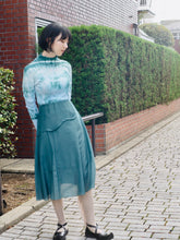 画像をギャラリービューアに読み込む, Tie dye Mellow rolled edge Long sleeve top