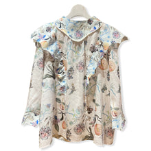 画像をギャラリービューアに読み込む, Rikka Floral Frill Blouse