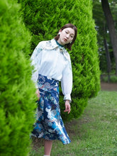 画像をギャラリービューアに読み込む, Verdant Sea of clouds Blouse