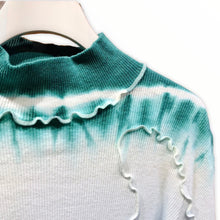 画像をギャラリービューアに読み込む, KeikoNishiyama_TieDye_HalfSleeveCutsaw_neck