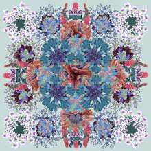 画像をギャラリービューアに読み込む, Tropical Floral Utopia-Green Scarf