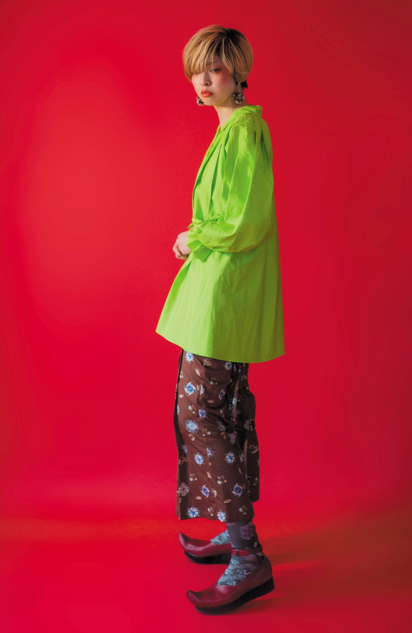 Sinuous Tuck Blouse