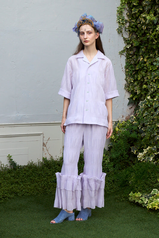 Cosmic Wormhole Open Collar Shirt