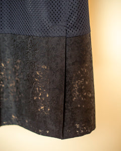 Alchemist lace tight skirt-Black