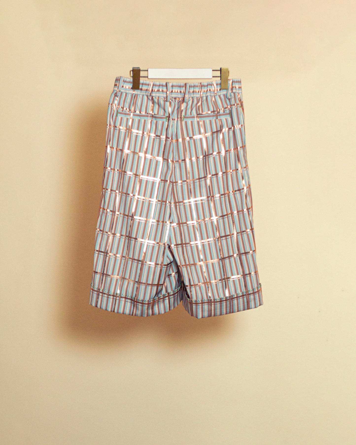 Sunlight plaid unisex shorts