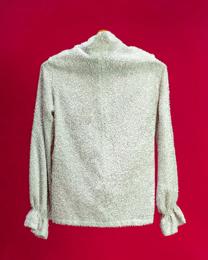 Indian Cut Jacquard Blouse