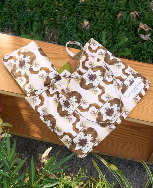 Geometric Flower Reversible Bag
