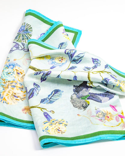 Garden of Eden Bird & Floral Long Scarf