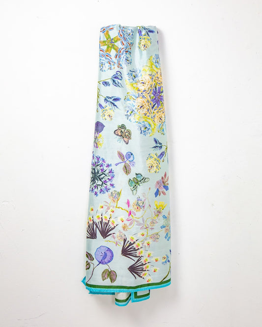 Garden of Eden Bird & Floral Long Scarf