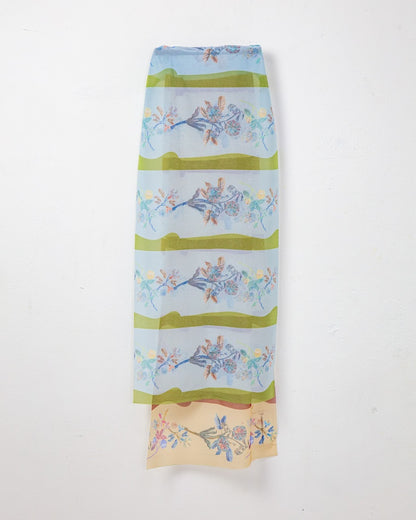 Garden of eden border stretch scarf