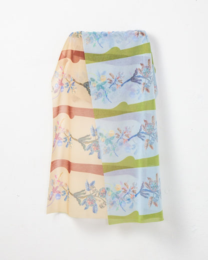 Garden of eden border stretch scarf