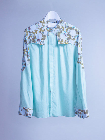 Floral Geometric York Blouse