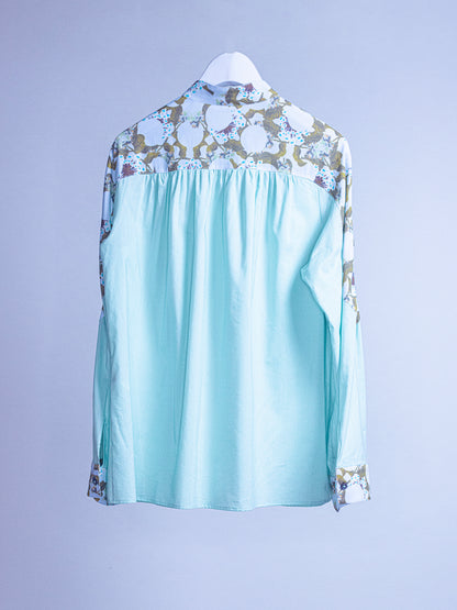 Floral Geometric York Blouse