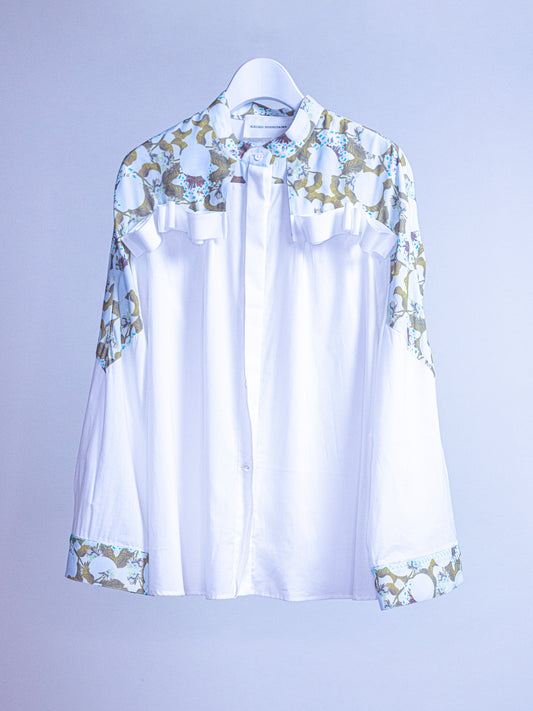 Floral Geometric York Blouse