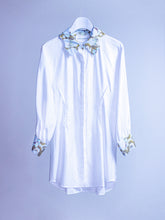 画像をギャラリービューアに読み込む, Geometnic collar Blouse

