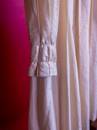 Sinuous tuck Dress