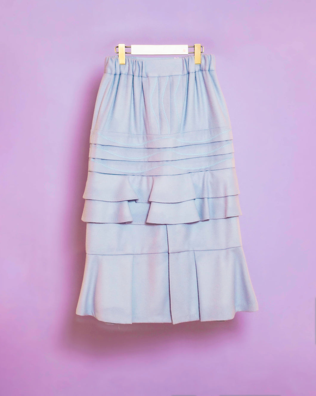 Sigmoid Tuck Peplum Skirt