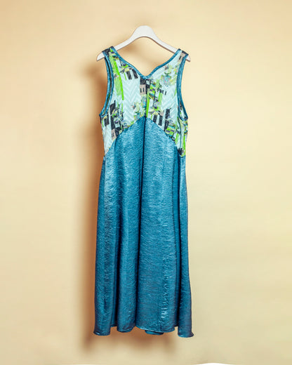 red sea 2way satin dress