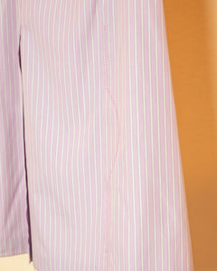 stripe sinous tuck skirt