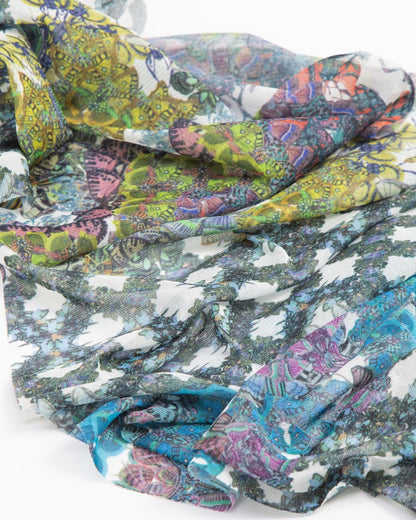 Lepidoptera stretch scarf