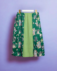 Daydream voyage wrapped pleated skirt