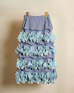 Fibonacci Sequence Blue Skirt