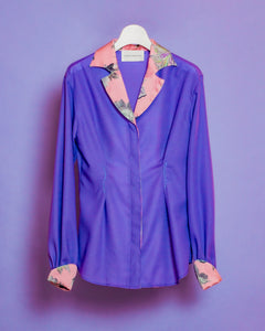 Daydream-voyage-wool shirt-Purple