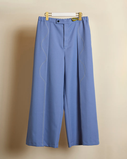Sigmoid tuck wide trouser