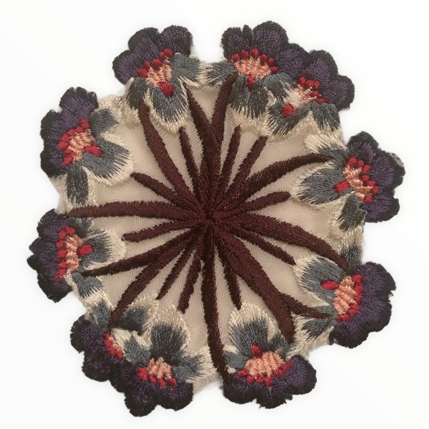 Camelia Iris Applique