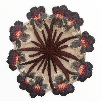 Camelia Iris Applique