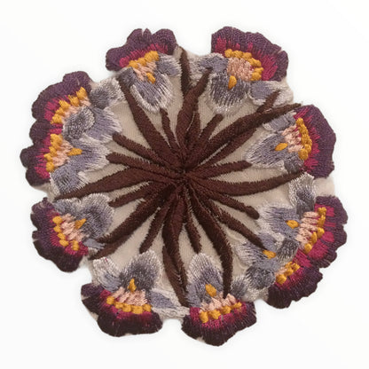 Camelia Iris Applique