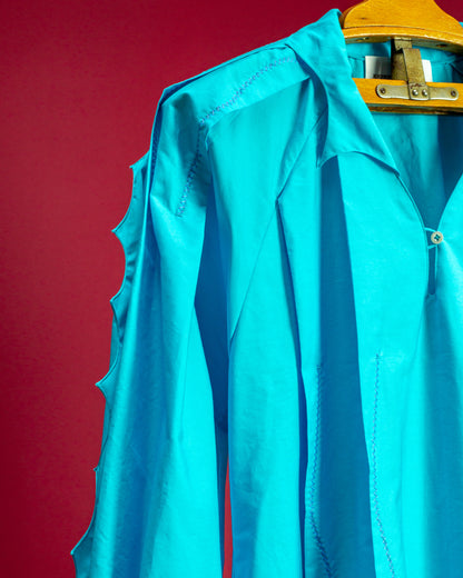 Sinuous Tuck Blouse