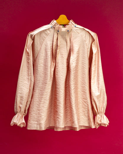 Surpentime line tuck Blouse