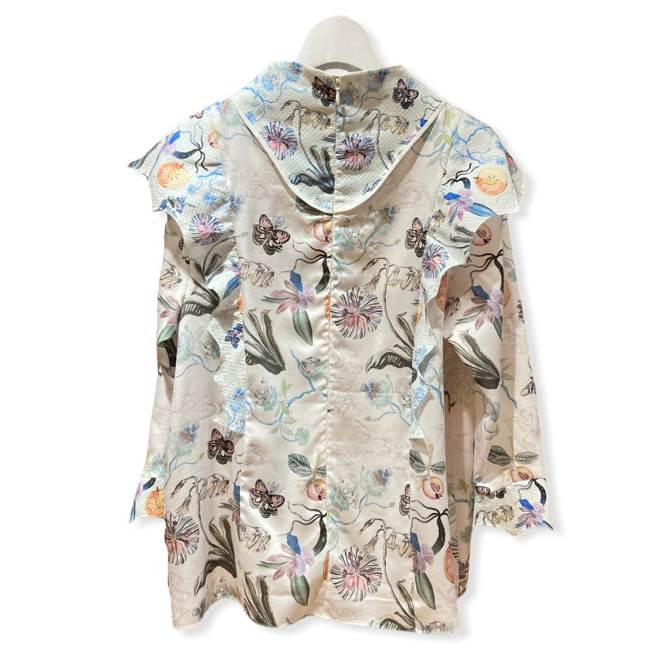 Rikka Floral Frill Blouse