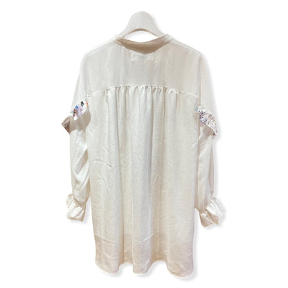 Rikka Floral Bow tie Blouse