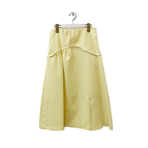 Fushikaden Jacqured Skirt Yellow