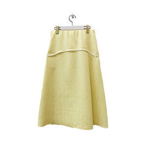 Fushikaden Jacqured Skirt Yellow