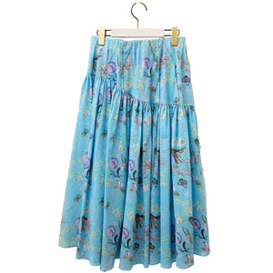 Rikka Floral Tuck Gather Skirt