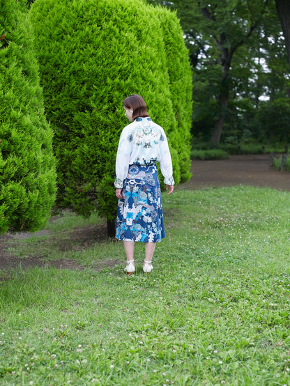 Sea of Cloud secret floral Skirt
