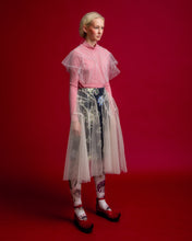 画像をギャラリービューアに読み込む, Floating flower Crest print Skirt
